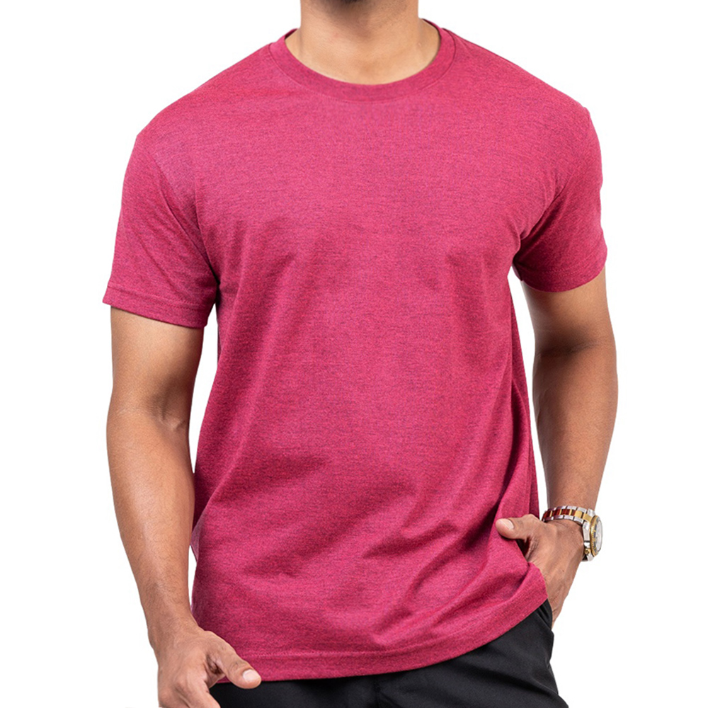 premium-crew-neck-tshirt-men-raspberry-red-tshirt-republic-sri-lanka