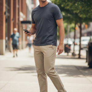 Carbon Slate Essential Chino