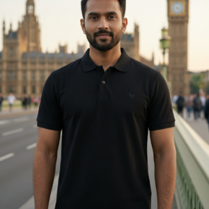 Core Black Polo